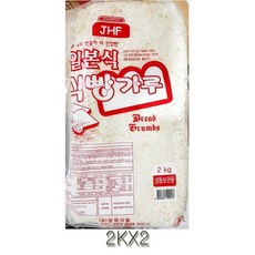 정희 일식용 굵은빵가루 업소용 2KX2 돈까스만들기 빵 프리믹스 식당용식자재 쿠키 ywpa, 1개
