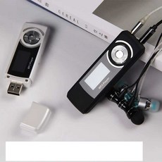 MP3 플레이어 레트로 오디오 디지털 블루투스 호환, 8GB 검정색