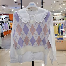 주니어아가일조끼