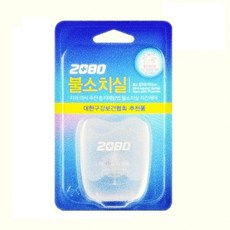 WOORI 구강 협회 치아관리 일회용 치실 휴대용 불소 40M 덴탈 프로스 DENTAL FLOSS 치과 병원 치간칫솔, 1개