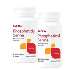 지엔씨 포스파티딜세린 100mg GNC Phosphatidyl Serine, 30정, 2개