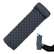 제로캠퍼 초경량 엠보싱 베개 포함 올인원 휴대용 에어매트, 다크네이비 1개