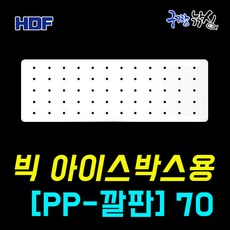 해동 빅아이스박스용 PP-깔판 70ℓ (HA-1165)/ 색방지 신신도유지 대상어보관특제품, 1개