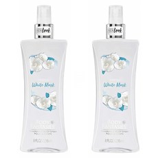 바디 판타지 미스트 화이트 머스크 236ml 2팩 Body Fantasies Fresh White Musk Fantasy Fragrance Spray for Women 8 Ounce by, 1set