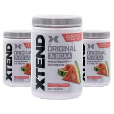 Xtend 오리지널 7g BCAA 워터멜론 익스플로전, 3개, 384g