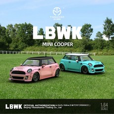 1:64 미니쿠퍼 S LBWK 핑크 & 블루 (미니쿠퍼 2도어 2세대)