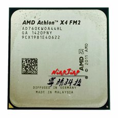 AMD Athlon X4 760 K 쿼드 코어 스레드 3.8G 중고 100W AD760KWOA44HL 소켓 FM2, 한개옵션0