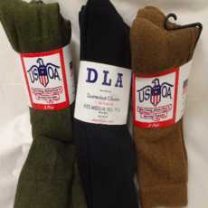 USMC USGI 해병대양말 군화양말 울양말 아웃도어 미군 BOOTS 군인 양말 군용 국방색 양말 MADE IN USA, 검은 색상