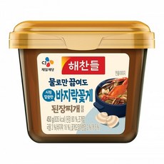 해찬들 그대로 끓여먹는 바지락꽃게 된장, 450g, 3개