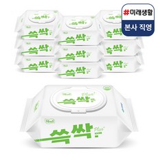 잘풀리는집 X 도착보장 쓱싹 플러스 물티슈 100매 10개