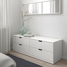 이케아 NORDLI 노르들리 4칸서랍장 160x54cm 692.117.12 392.084.24 화이트 392.084.24