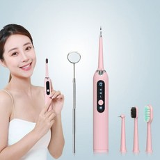 210 구강위생용품 이빨 물나오는칫솔 워터치솔 치아물세척기 휴대용치아세정기, 블랙, 1개