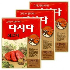 [-커넥트-S3&4]CJ)쇠고기 다시다300gx4개 쇠고기 사골국물 야채 양념 dZd4 weM8, YdEd 1