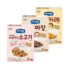 일동후디스 아이얌 바로먹는 소스, 3, 3종, 1세트 - 아이얌크림리조또