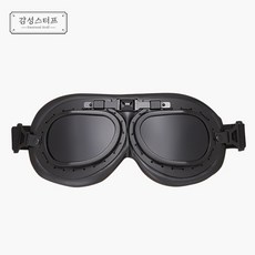 어반 오토바이 전동킥보드 반모헬멧 고글, 블랙