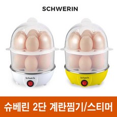 슈베린 2단 계란찜기 달걀 만두 멀티찜기 PAN-200EG 달걀찜기, PAN-200EG(색상랜덤)