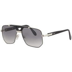 [미국] 779769 Cazal Legends Men's 990 002SG Black/Silver Retro Pilot Sunglasses 59mm
