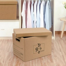 종이 수납박스 이사박스 서류보관 수납 정리함 크라프트 종이 박스 상자 (시계)(39x28), 상세 참조, 1개