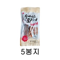 썬푸드 슬라이스오징어30g 5봉지 고추장포함, 5개, 30g
