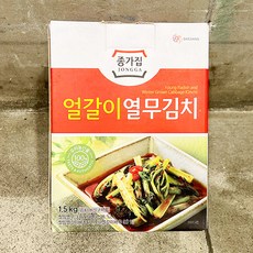 종가집얼갈이열무