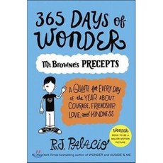 365 Days of Wonder: Mr. Browne's Precepts Paperback, Alfred A. Knopf Books for Young Readers