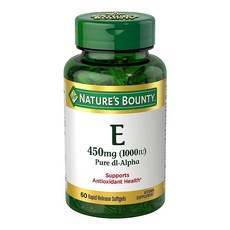 Nature's Bounty 네이처스바운티 비타민E 450mg 60정, 1개