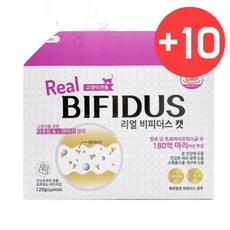  리얼비피더스 캣 유산균 60포 120g, 10포 추가 증정 