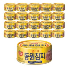 동원참치85g 살코기 라이트스탠다드 20캔, 85g, 20개