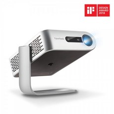 듀얼 Harman Kardon Bluetooth 스피커가 장착 된 ViewSonic M1 + 휴대용 스마트 Wi-Fi 프로젝터 HDMI USB, 단일상품