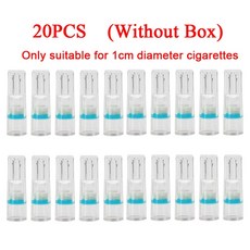100pcs/20pcs 일회용 담배 홀더 건강한 흡연 필터 파이프 타르 줄이기