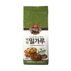 CJ백설 박력밀가루1kg, 1, 본상품선택, 1kg