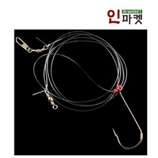 조이루어 국산 광어채비 스트레이트훅 광어다운샷 낚시채비, 조이 광어채비 STRAIGHT 4/0 50