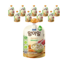 맘마밀 안심 이유식, 100g, 70개, 국내산 녹황색채소와 소고기