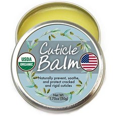 오가닉 큐티클 크림 밤-내추럴 미국산 (1.75oz 대형) USDA 인증 큐티클 & ?, 상세내용참조