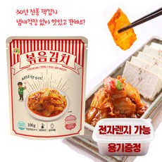 일미 볶음김치 400G(100*4EA) +용기증정, 400g, 1개
