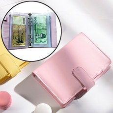 현금챌린지 육공다이어리+현금지퍼백10매 현금생활 저축 가계부 예산 용돈 모으기 6공 속지, 1개, 블루