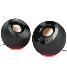 크리에이티브 PEBBLE SE RGB BLACK PC 스피커, 1개