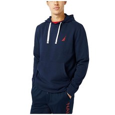 Nautica 남성용 J-Class 로고 플리스 후디 Nautica 남성용 J-클래스 로고 플리스 후디 네이비