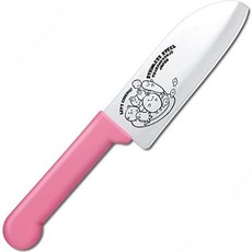 Nagao Tsubame Sanjo 어린이 주방 나이프 블레이드 115mm 핑크 하이 카본 스테인리스 스틸 일본에서 만든, 단품, 1개