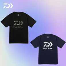 [조조피싱] 다이와 선블럭 셔츠 Feel Alive 2024년 모델 DE-9524, 블랙, XL