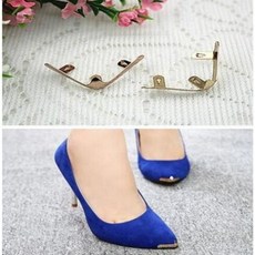 [해외] (6 PCSLOT) WOMEN SHOES FRONT END DAMAGE REPAIR FOREPART HEDGE METAL COVER MAINTENANCE TOE SHOES, 1개