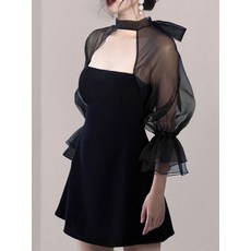 촬영용블랙드레스