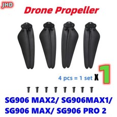 MAX2 2 SG906 프로펠러 SG906 MAX 4K 용 액세서리 MAX1 드론 부품 블레이드 JHD SG906 SG906 PRO, 1) SG906 Series  1 Set, 1개
