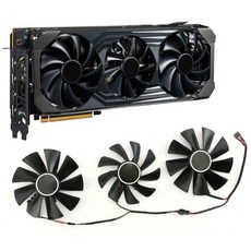 그래픽 카드 냉각 팬 파워컬러 RX6900XT 6800XT RX6800 6700 데비 T129215SU