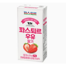 파스퇴르 멸균 딸기우유 190ml (24팩)