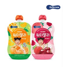 베베쿡 워터젤리 1박스(100ml X 10팩)/선택, 제주감귤10p, 10개, 100ml