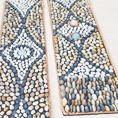 미코지오 돌지압판 발지압판 발바닥지압판 2종, 더블볼(40X150)