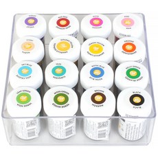 윌튼 아이싱칼라 세트 28g x 16P (16색) 젤타입 윌튼색소, 1개, 448g