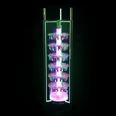 시원한 맥주타워 호프집 클래식 보냉 모던 소맥타워 원형 디스펜서 타워 맥주, 회전 칵테일 홀더, 1개