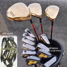 남성골프채풀세트 남자골프채풀세트 골프클럽풀세트 2023 마루망 골프 컴플리트 세트 폐하 프레스티지오 10 골프 클럽 풀 골프채세트, 10.5 SR 가방 미 포함